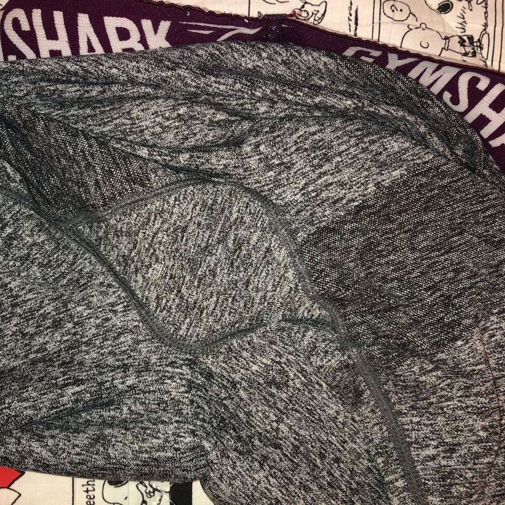 Gymshark Grey Marl Beet Cropped Legging - Picture 4 of 4